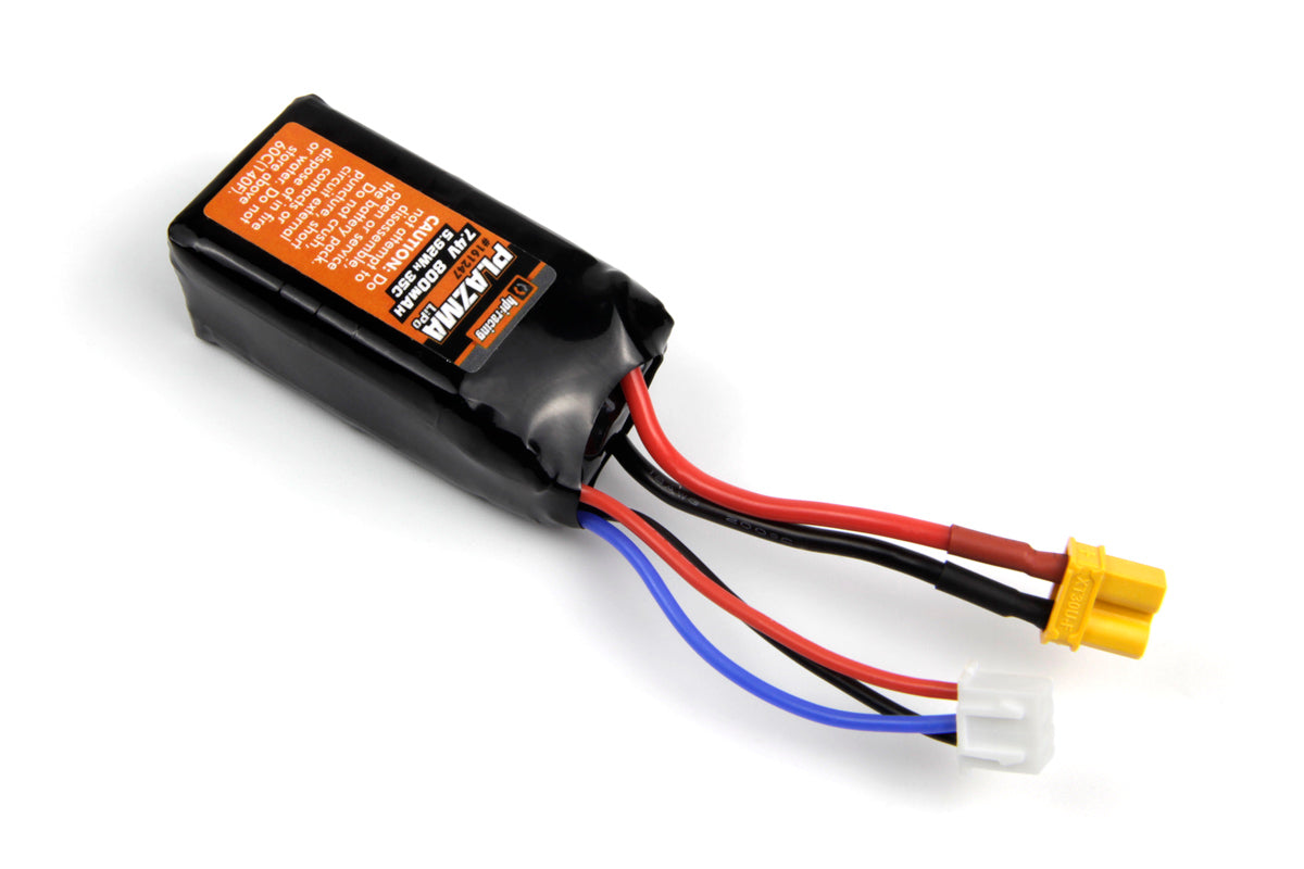 Plazma 7.4V 800mAh 35C LiPo Battery Pack